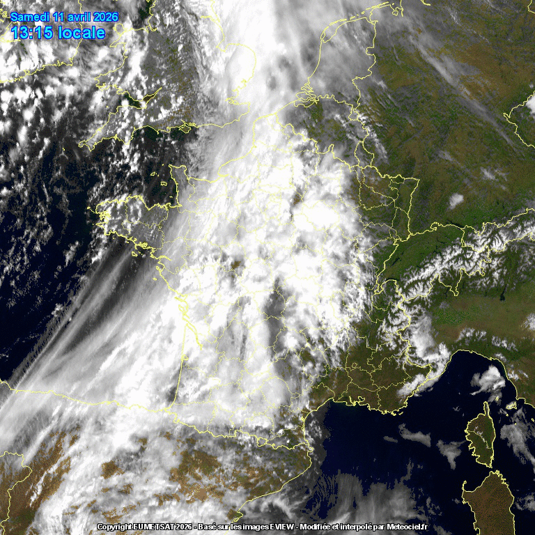 Image d'illustration pour Suivi des nuages en France